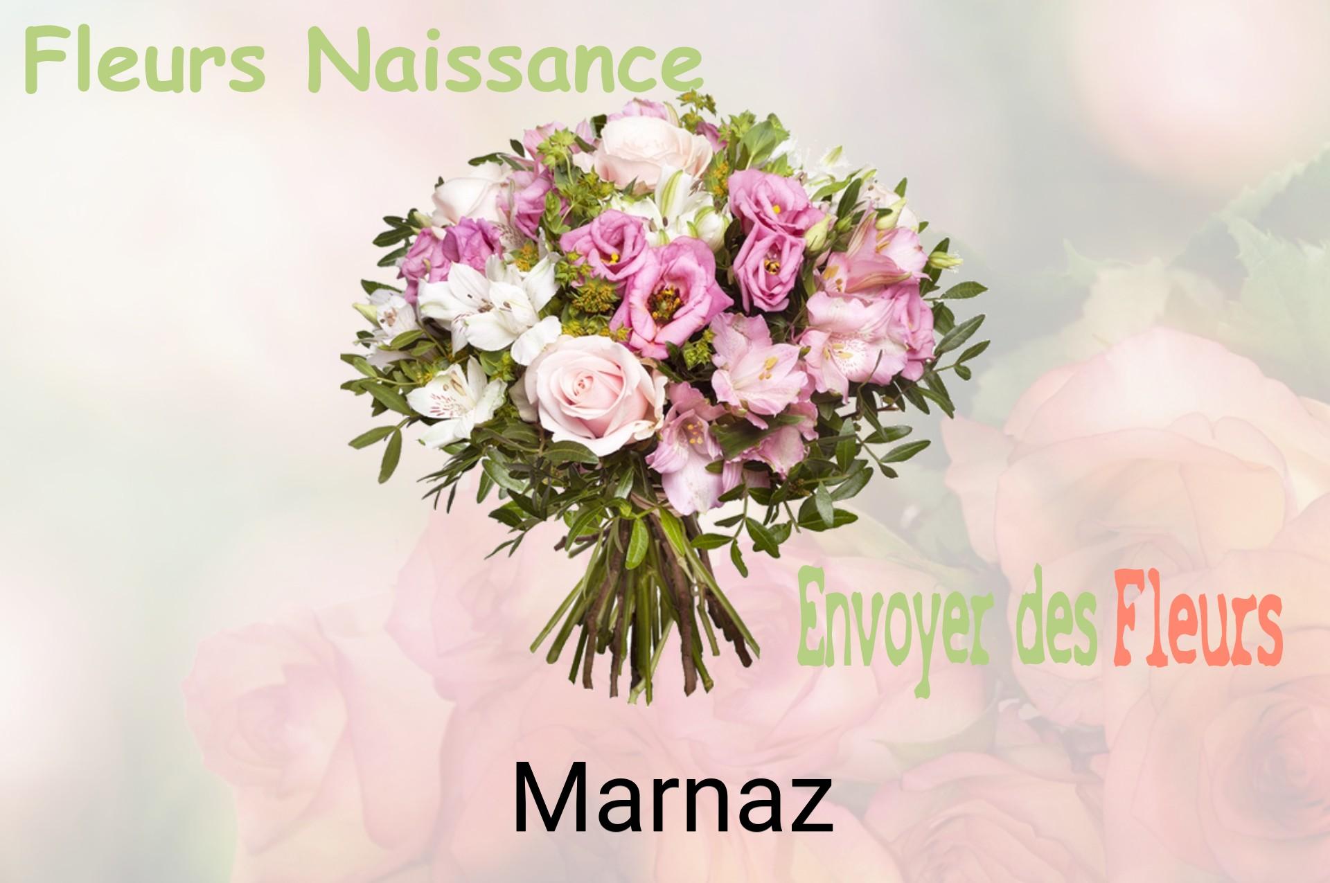 Bouquet de fleurs de naissance livré à Marnaz